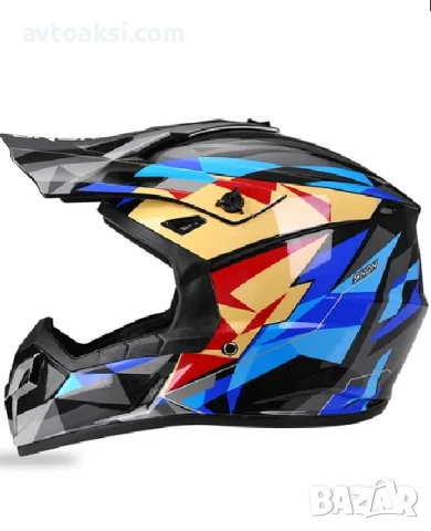 Каска Крос Мотор/Скутер/Бъги/Вело/АТВ -YF06, снимка 2 - Аксесоари и консумативи - 50747167