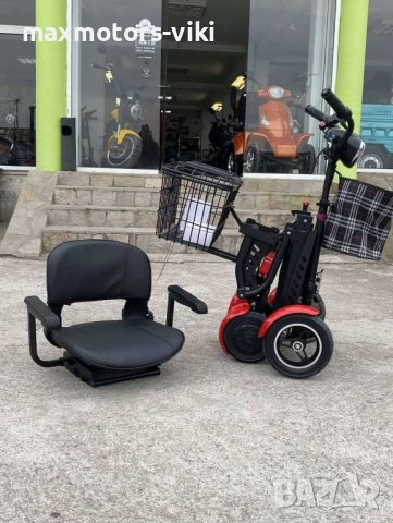Електрическа четириколка 750W сгъваема директен внос MaxMotors модел 2023 година, снимка 3 - Инвалидни скутери - 41322409
