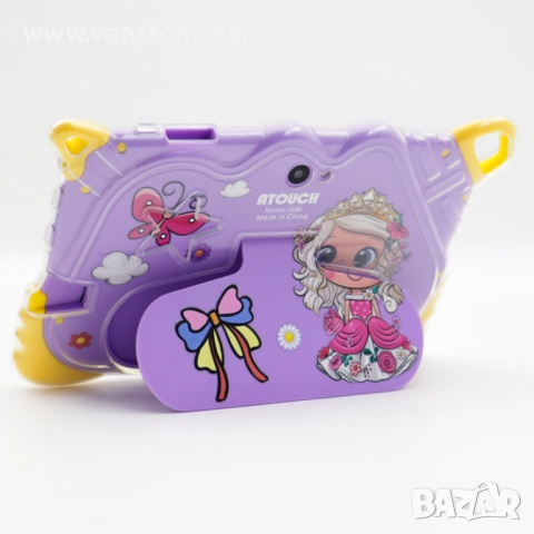 8 GB/256 MB Детски таблет ATOUCH Q39 - 7″ Android /лилав/, снимка 4 - Таблети - 52132797