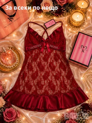 Victoria's Secret Дамска Пижама🔝Дамска Нощница - Различни Цветове Код SK2008, снимка 5 - Пижами - 55740707