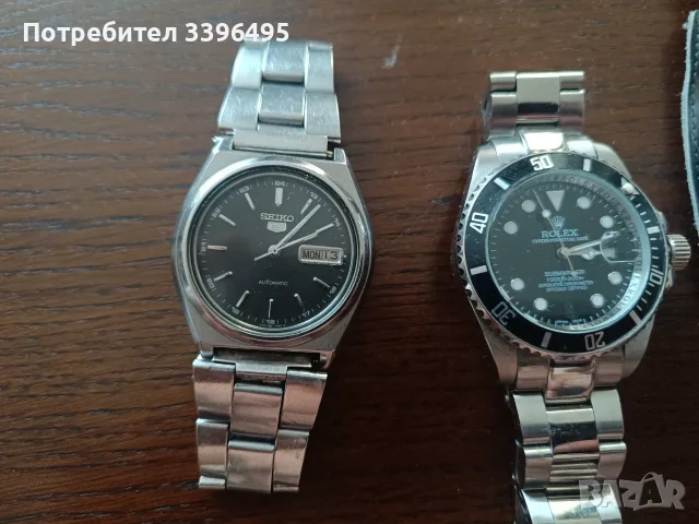 Лот автоматични часовници - Seiko, Wostok, реплики Rolex., снимка 2 - Мъжки - 56015053