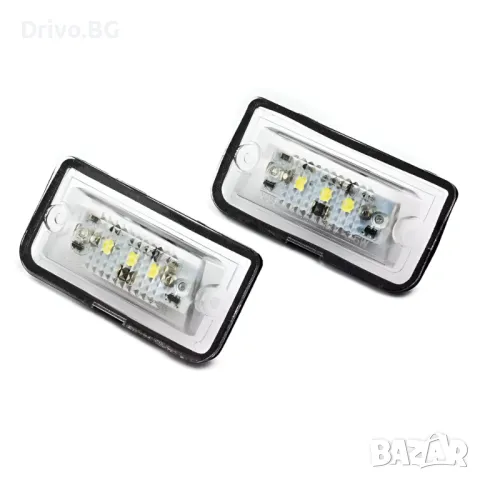 Гаранция!LED Плафони за Номер на Mercedes W203, W209 с Директен Монтаж, снимка 3 - Части - 50336806