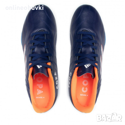 НАМАЛЕНИЕ!!!Мъжки спортни обувки за футбол стоножки Adidas Copa Sense 4 TF Тъмно сини, снимка 5 - Спортни обувки - 36211415