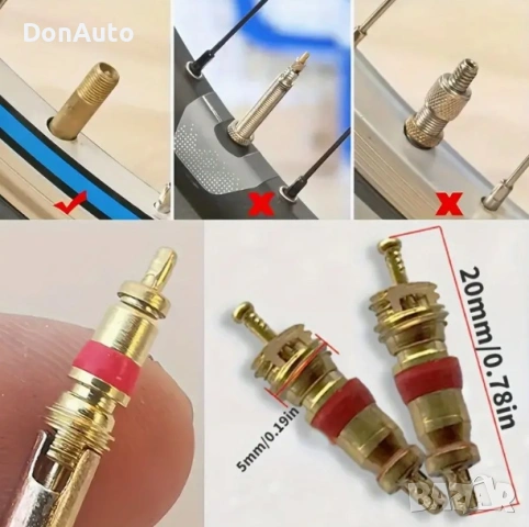 50 бр. игли за вентили за гуми, снимка 7 - Аксесоари и консумативи - 53128852