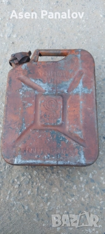 Ретро метална туба за гориво 5л.