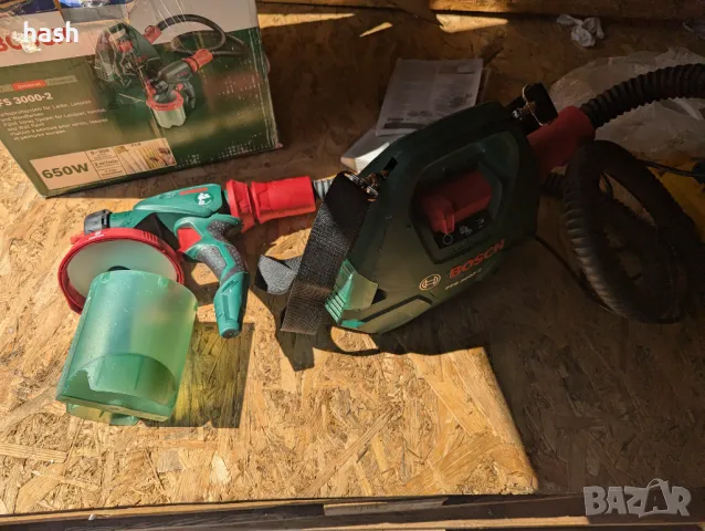 Пистолет за боядисване Bosch - PFS 3000-2, 650W, 1 l, снимка 3 - Други инструменти - 47295359