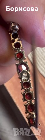 Златен Комплект с гранат , снимка 11 - Бижутерийни комплекти - 38997534