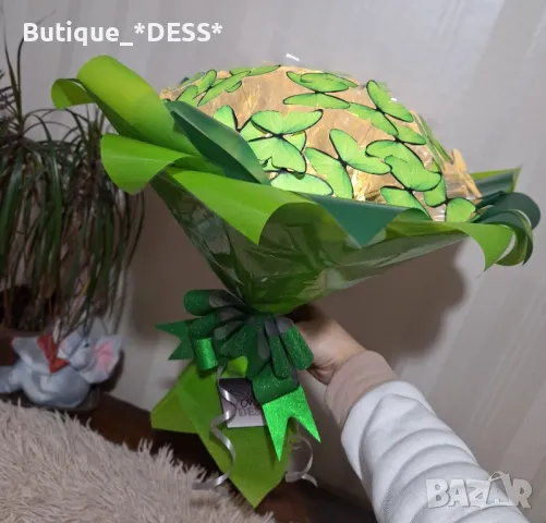 Луксозни,ръчно изработени светещи букети "DESS"💝 ✨️🦋, снимка 5 - Други - 48545772
