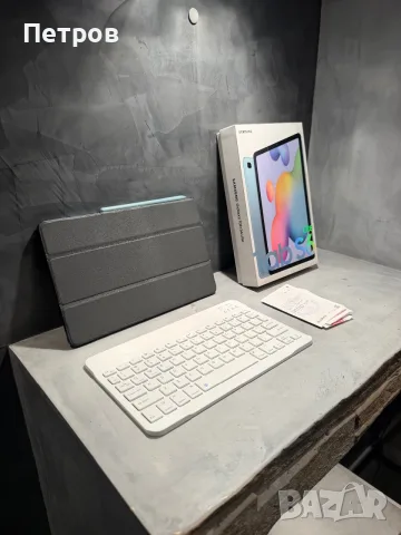 КАТО НОВ Samsung Galaxy Tab S6 Lite Cellular + Keyboard + S Pen + калъф, снимка 11 - Таблети - 56238385