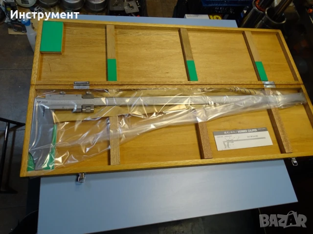 Шублер с удължени челюсти Mitutoyo 534-103 30L 0-750mm Vernier Caliper Long Jaw, снимка 9 - Шублери - 50808780