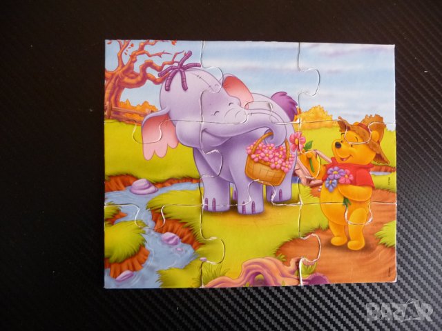 Мечо Пух дървен пъзел Дисни Едука 2 х 9 части, снимка 2 - Игри и пъзели - 35708716