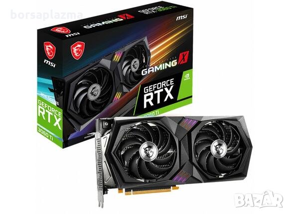 Чисто нова Видео карта MSI GeForce RTX 3060 Ti 8GB GAMING X TRIO, снимка 1 - Видеокарти - 33852236