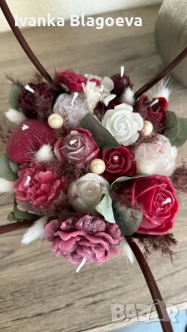 Вечен букет от ароматни свещи, снимка 16 - Декорация за дома - 49808680