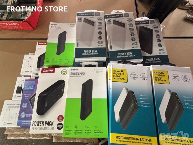 Преносими батерии 10 000mAh и 20 000mAh