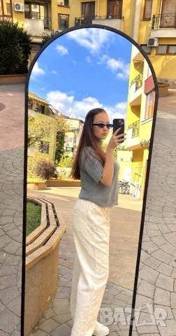 Кремави дамски дънки