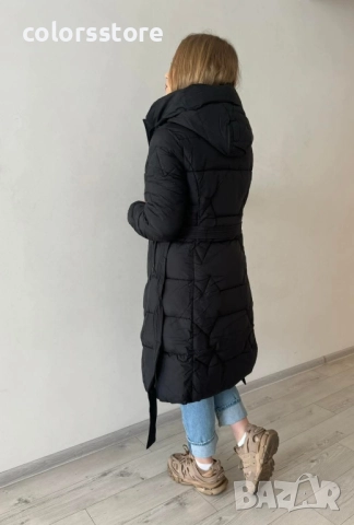 Дамско зимно яке-черно/IM31k, снимка 3 - Якета - 51581601