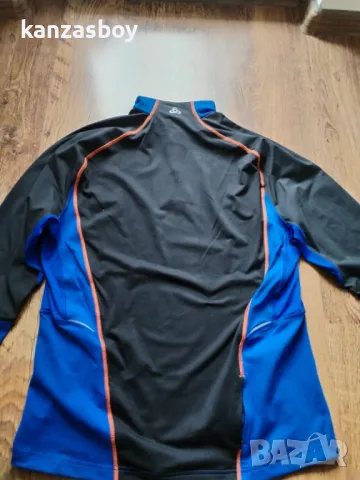 Odlo Half-Zip Long-Sleeve - мъжка ръннинг блуза КАТО НОВА ХЛ, снимка 8 - Блузи - 49715221