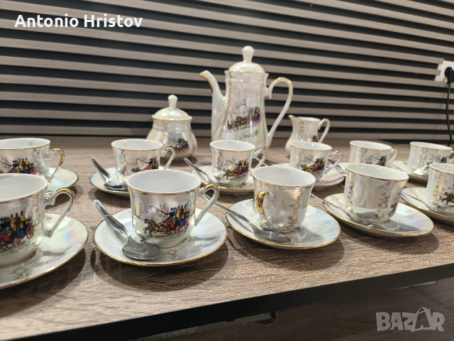 Порцеланов сервиз за кафе , снимка 9 - Сервизи - 52184297