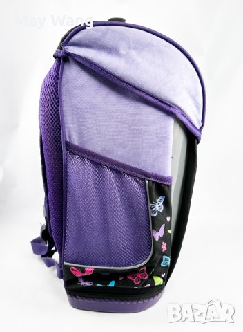 Ученически раница Schneiders , 39x31x17cm, 21 л, водоотблъскващ, Черен, снимка 2 - Раници - 42025274