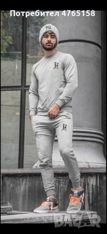 Мъжки спортен памучен комплект 