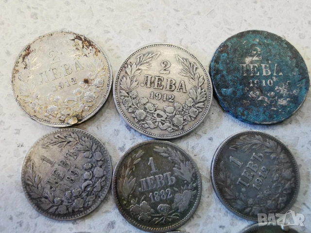 ЛОТ СРЕБЪРНИ МОНЕТИ 1882-1912, снимка 2 - Нумизматика и бонистика - 53154610