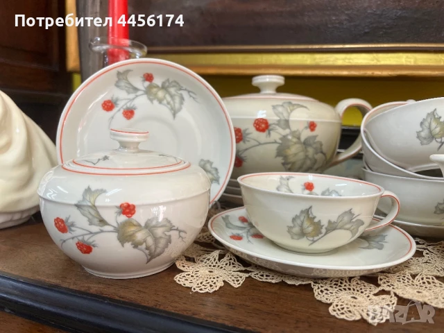 Представям ви едно порцеланово вълшебство на Johann Haviland  Пленяващ комплект за чай❤️  , снимка 2 - Сервизи - 50598614
