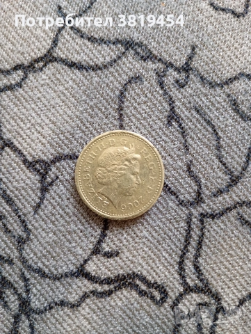 1 паунд Елизабет , снимка 3 - Нумизматика и бонистика - 53571586