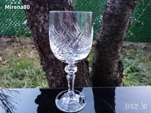 Кристален сервиз за вино, снимка 3 - Сервизи - 53714473