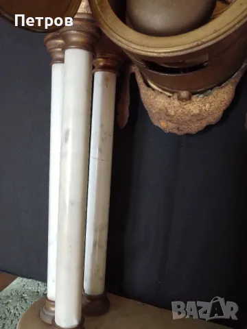 каминен настолен часовник 38/23 см, снимка 3 - Декорация за дома - 48750234