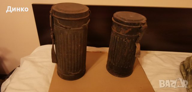 Две немски кутии за противогази. , снимка 4 - Антикварни и старинни предмети - 39507116