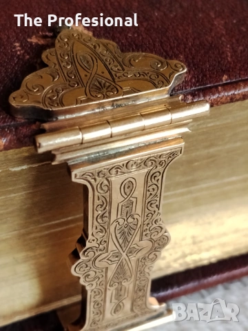 Стара луксозна библия, снимка 4 - Антикварни и старинни предмети - 53677660