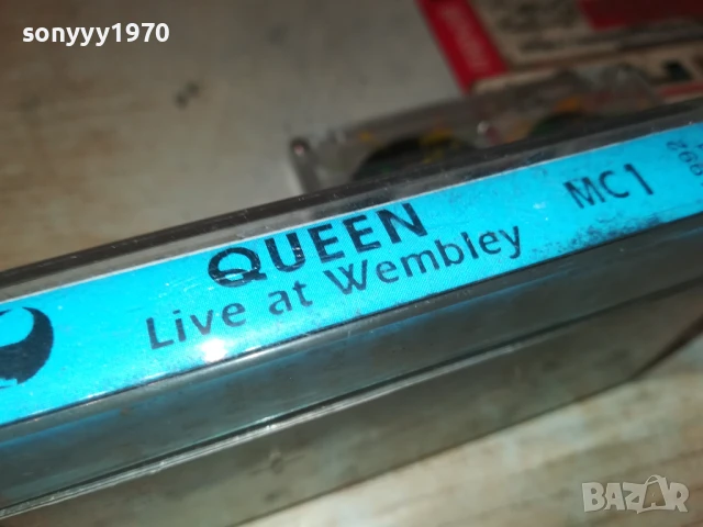QUEEN LIVE AT WEMBLEY-TAPE 1708251901, снимка 6 - Аудио касети - 51395176