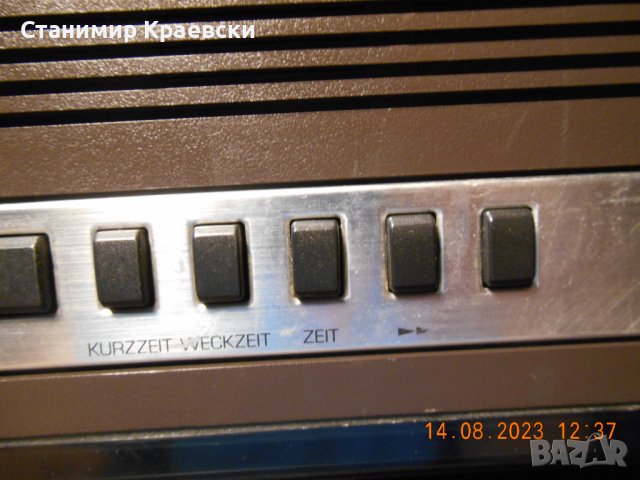 Telefunken Digitale 10 Radio clock alarm - vintage 81, снимка 7 - Други - 41983223