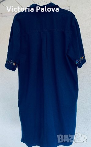 Скъпа рокля Италия деним BIANCA MARIA CASELLI, снимка 10 - Рокли - 41561847