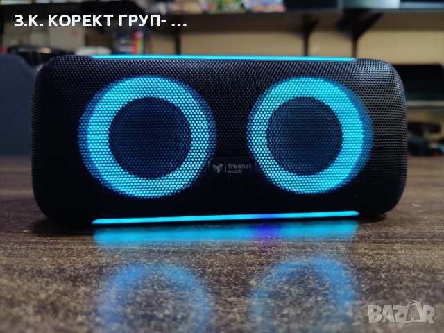  Bluetooth колонка freenet Basics Party BOOM Speaker LED, снимка 2 - Bluetooth тонколони - 41103705