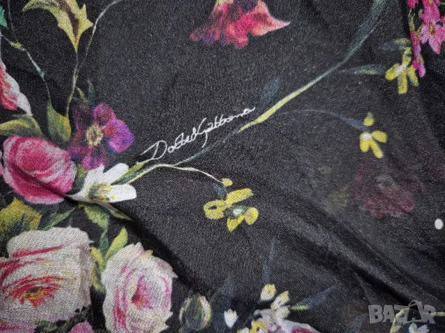 Dolce&Gabbana  рокля коприна, снимка 5 - Рокли - 48432577