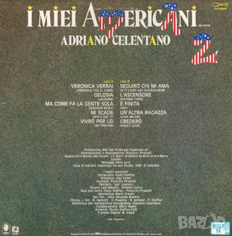 Грамофонни плочи Adriano Celentano ‎– I Miei Americani (Tre Puntini) 2, снимка 2 - Грамофонни плочи - 41801342