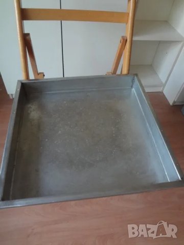 Голяма тава за печене - неръждавейка, снимка 2 - Съдове за готвене - 50124658