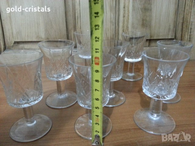 Кристални чаши, снимка 3 - Антикварни и старинни предмети - 35859097