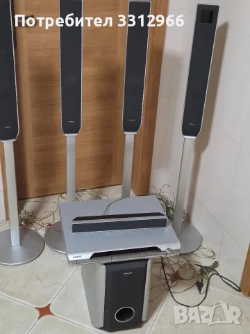 Домашно кино система Sony DAV-DZ810W), снимка 3 - Плейъри, домашно кино, прожектори - 56168530