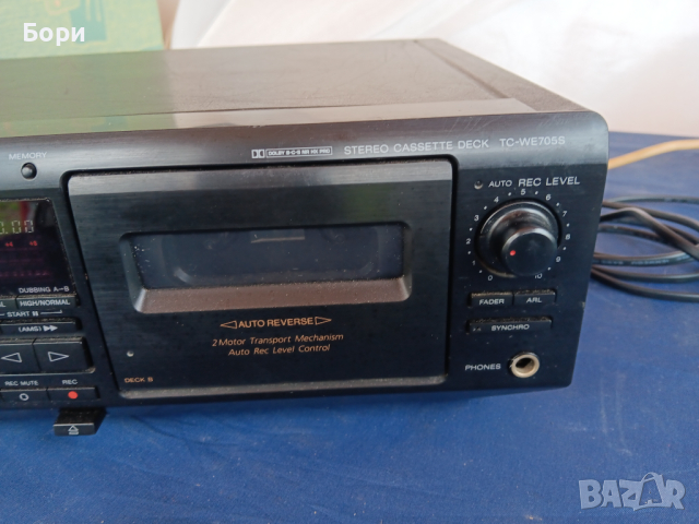 Sony TC-WE705S Дек двукасетен, снимка 6 - Декове - 44587179