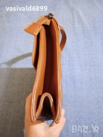 Кафява дамска чанта , снимка 5 - Чанти - 48637180