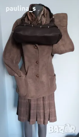 Два различни броя / Топло палто от полар тип teddy bear "L. L. Bean" и Италианско , снимка 4 - Палта, манта - 30408485