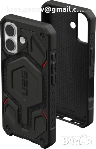 Кейс UAG Monarch Pro Kevlar за Apple iPhone 17 – Черен