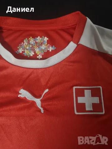 Тениска на Швейцарския национален отбор , снимка 3 - Футбол - 50011180