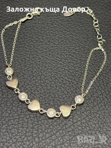 Сребърна гривна 925 silver чисто нова grivna , снимка 5 - Гривни - 55806668