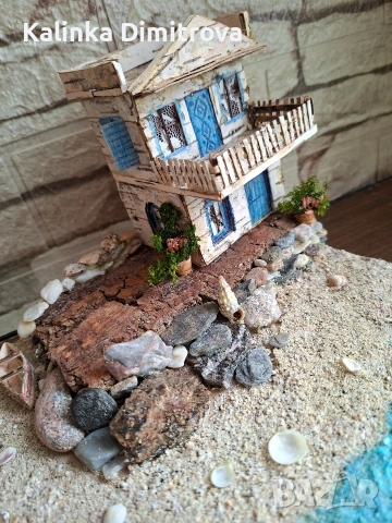 Лято на морският бряг-ръчна изработка., снимка 9 - Декорация за дома - 53173929