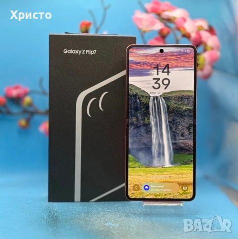 ГАРАНЦИОНЕН!!! Samsung Galaxy Z Flip7, 12GB RAM, 512GB, 5G, Coralred 