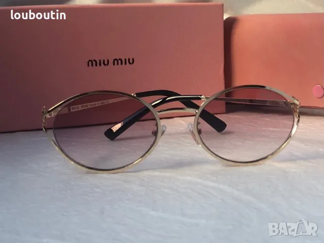 Miu 2024 дамски слънчеви очила елипса овални кръгли 4 цвята, снимка 10 - Слънчеви и диоптрични очила - 47681294