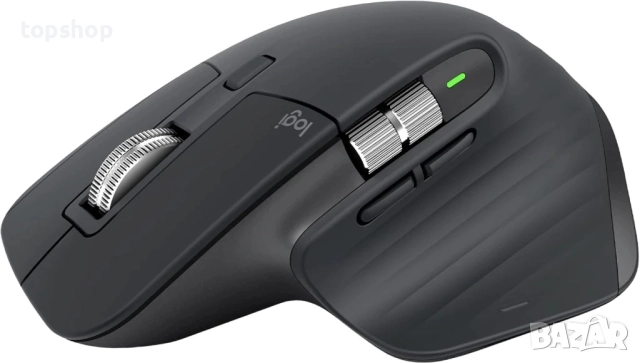 ЧИСТО НОВА С ЛЕПЕНКА Безжична мишка Logitech MX Master 3S ултрабързо скролиране, ергономична, 8K DPI